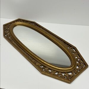 Vintage 1964 Hollywood Regency style 22 x 9 Syroco mirror by Dart Industries